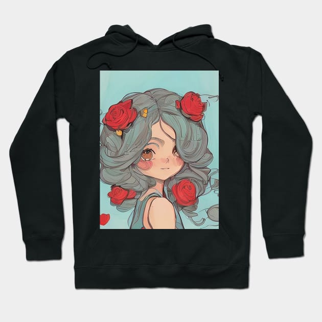 Passion Unleashed: Capturing the Essence of Love in Exquisite Artistic Creations Hoodie by ShyPixels Arts